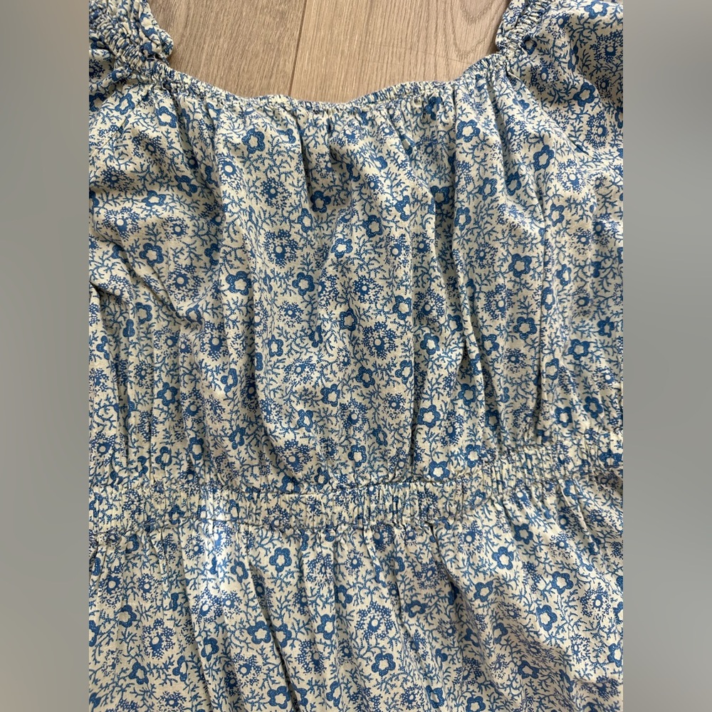Sea New York Puff sleeve midi dress with pockets - Picture 3 of 7